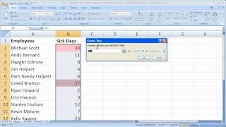 Excel Formatting Tip 6  Highlight Cells Greater Than or Less Than a Certain Value in Excel 2007 [upl. by Anna]