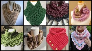 Crochet Button Cowl Super Bulky Boston Harbor Scarf Chunky wool blend functional button cowl [upl. by Trey]