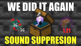 The Ultimate Minecraft Exploit 121 Sound Suppression and Unbreakable Blocks [upl. by Anauqal]