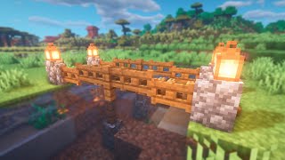 Как построить маленький мостик в майнкрафте Minecraft bridge [upl. by Agn]