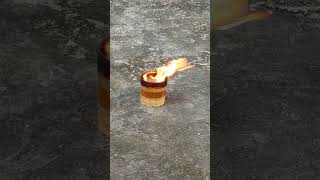 Sulphuric acid turpentine oilpetrol trending shortvideos experiment [upl. by Vander611]