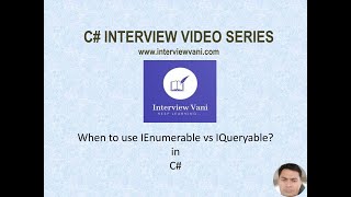 When to use IEnumerable vs IQueryable [upl. by Eilsew928]