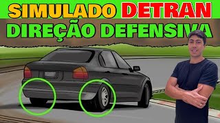 RESUMO DIREÇÃO DEFENSIVA CONDIÇÕES ADVERSAS  SIMULADO DETRAN 2021 DICAS E MACETES DE PROVA [upl. by Song]