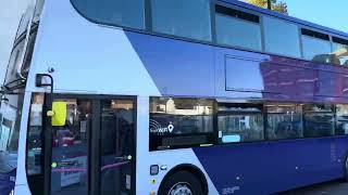 First Hadleigh ADL Enviro 400 E40D 33750 SN12AOK departs Southend on service 20 241024 [upl. by Henri]