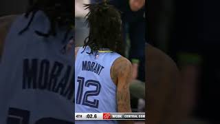 Ja Morant RETURNS but Airballs a 3 to Tie the Game👀 shorts [upl. by Iramohs]