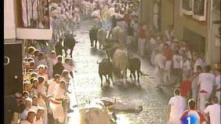 Primer encierro de San Fermín 2009 [upl. by Eldred484]