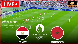 Live Egypt U23 vs Morocco U23 Now  2024 Olympics Match 3  Live Football Simulation مصر ضد المغرب [upl. by Siger148]