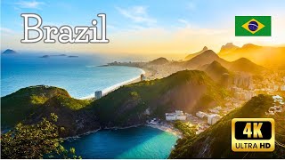 Brazil 4K 🇧🇷  Relaxation Film With Calming Music [upl. by Rahcir567]