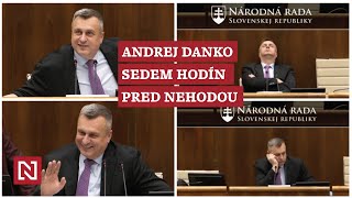 Takto Danko viedol schôdzu pár hodín pred nehodou [upl. by Llacam]