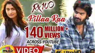 Pilla Ra Song  RX100  Full song audio Jukebox [upl. by Aiciruam]