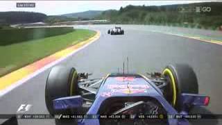 Max Verstappen  Spa Belgium GP Verstappen overtakes Nasr at Blanchimont [upl. by Chemash]