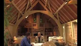 Carpenter Oak Ltd A tour through the Grand Designs Oak house [upl. by Ellehc]