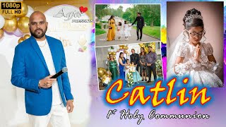 CATLIN  New Konkani 1st Holy Communion Toast Song  by AGNELO LOBO  New Konkani Songs 2024 [upl. by Leiuqeze]