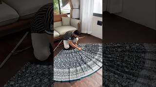 Lehenga Making Process  petrol Blue color Designer Lehenga choli for Wedding lehengas [upl. by Nylaroc]