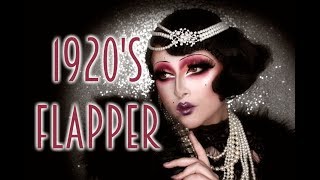 Dramatic 1920s Flapper Tutorial [upl. by Karlotta]