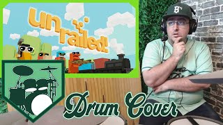 Unrailed Steampipe Sonata Drum Cover [upl. by Postman]