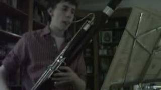 Wade Coufal Youtube Symphony Audition Webers Bassoon Concerto in F mvmt 3 [upl. by Olnay]