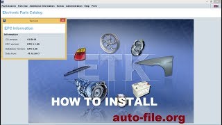 How to install BMW ETK [upl. by Ahsied325]