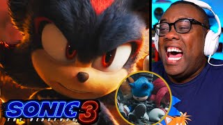 Sonic Movie 3 Trailer 2 REACTION  Sonic the Hedgehog 3 x Shadow [upl. by Featherstone697]