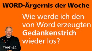 WordÄrgernis Wie werde ich den Gedankenstrich wieder los • Für 2013 20102007 • Markus Hahner® [upl. by Ardnohsed]