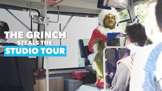 The Grinch Steals The Studio Tour  Universal Studios Hollywood [upl. by Ahcsim]