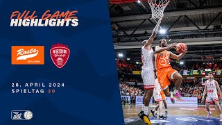 RASTA Vechta vs Würzburg Baskets  Full Game Highlights  Spieltag 30 202324 [upl. by Kahl]