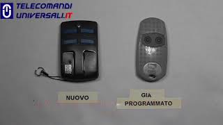 Come Programmare un telecomando HR Multi 2 con un telecomando a codice fisso [upl. by Constance]