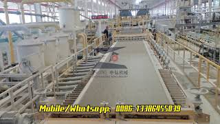 Flow ON Fiber Cement Board Making Machine Manufacturing Plant Fiber Cement Flat Sheet Machine [upl. by Kelsy]