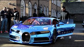 MY CHROME BLUE BUGATTI CHIRON WRAPPED BY YIANNIMIZE [upl. by Urbai]