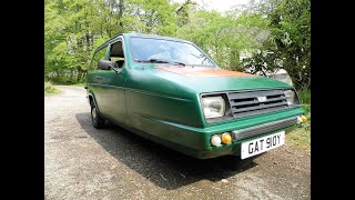 Reliant Rialto 1983 red top engine estate GAT 910Y POV drive 3rd May 2024 [upl. by Risser]