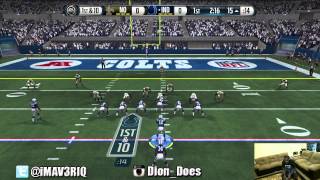 Madden 15 Full Game INDIANAPOLIS COLTS PLAYBOOK  Madden Mastermind  iMAV3RIQ [upl. by Eelahs]