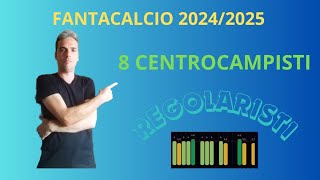 8 REGOLARISTI di CENTROCAMPO al FANTACALCIO Guida ASTA Fantacalcio 20242025 [upl. by Walcott]