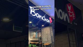 LUNCHTIME IN YANGON  Bonchon📍Junction City Branch koreanfood koreanrestaurant yangon myanmar [upl. by Nivej]