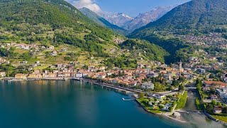 Stunning 4K Views of Lake Como Italy in Domaso [upl. by Oynotna]