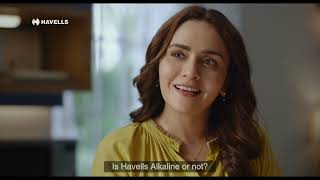 Havells Alkaline Water Purifiers  Sahi Paani Ka Sign Havells Alkaline  Bengali [upl. by Nahgaem]