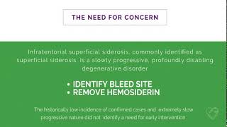 Infratentorial superficial siderosis iSS Instructional Slide Presentation [upl. by Marni]