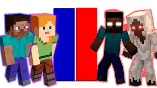 All Forms Steve amp Alex vs Herobrine amp Entity 303 [upl. by Ailemak]