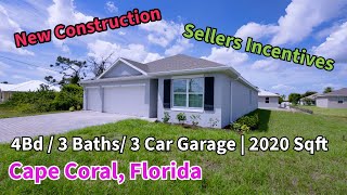 Cape Coral Florida New Construction Homes For Sale  Two Suites [upl. by Nyleek942]