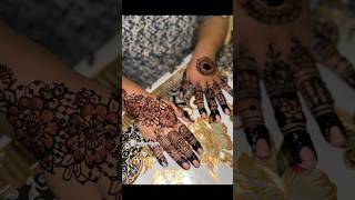 Flower Henna design  Mehndi Design  Simple and beautiful flower design henna mehndi shorts uae [upl. by Cortney]