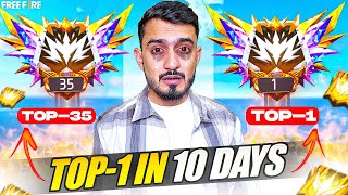 Playing 10 Days Continue For Region 35😲 To Region Top 1🥇BR Ranked  Hard Challenge Ep 8 Part 2 [upl. by Erbe826]