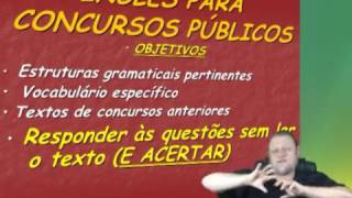 EVP  Inglês  CESGRANRIO  Roberto Witte  Aula 001 [upl. by Tipton875]