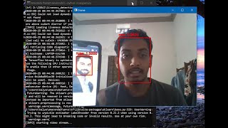 Liveness detection using OpenCV python [upl. by Saxet]