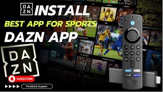 Install Best app for Sports on Firestick 2024 DAZN App [upl. by Kono]