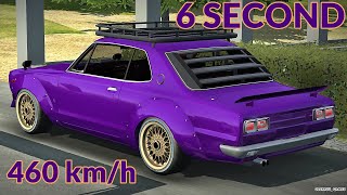 NISSAN SKYLINE 2000GTR GEARBOX SETTING 1695HP  CAR PARKING MULTIPLAYER [upl. by Ailati]