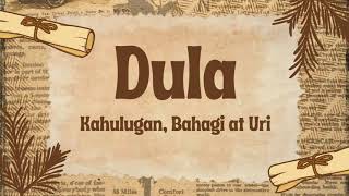 DULA KAHULUGAN BAHAGI AT URI [upl. by Enahpets73]