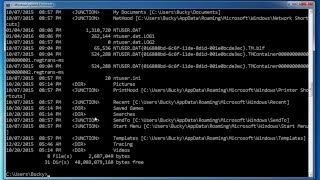 Windows Command Line Tutorial  2  Listing Files and Directories [upl. by Nerret]