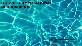 6 BT6270 Computational Neuroscience  Introduction to Dynamical Systems [upl. by Kaufmann]