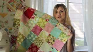 Patchwork Chain Piecing and Nesting Seams How To [upl. by Jacquetta595]