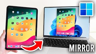 How To Screen Mirror iPad To Laptop amp PC  Full Guide [upl. by Dacie111]