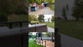 Take a look at this renovated deck with Trex composite decking [upl. by Trumaine]